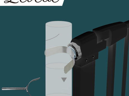 Levede Baby Safety Gate U Style Adaptor-1954802375910887431