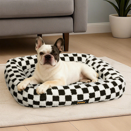 Pawz Dog Bed Calming Pet Plush Bed Soft Washable Bed-2011971121976578055
