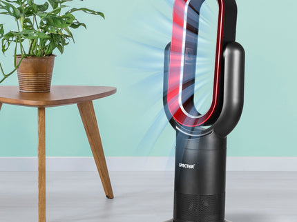 Spector Bladeless Fan Cooler Heater Red-1910113052494270471