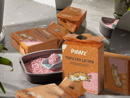PaWz 2.5kg Tofu Cat Litter Clumping Watermelon x4-1910112216099721222