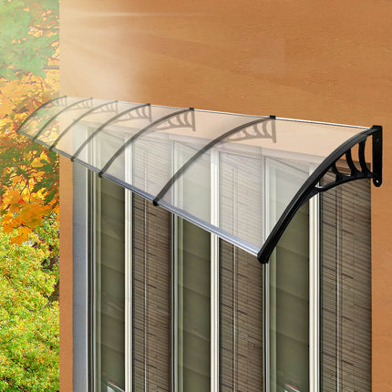 Mountview Window Door Awning Outdoor 1M X 6M Transparent 1x6M-1975420432836333575