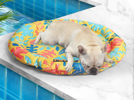 PaWz Pet Cool Gel Mat Cat Bed Dog Bolster L Large-1864184516600532999