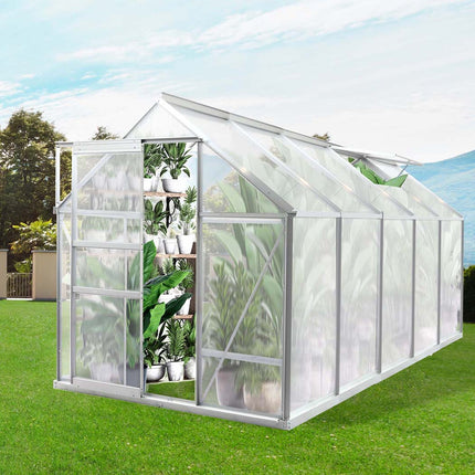 Lambu Greenhouse Aluminium Walk In Green-1973193781197017095