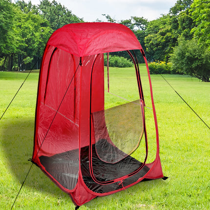 2x Mountview Pop Up Tent Camping Weather Red-1973193755691454470