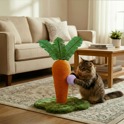 Pawz Cat Scratching Post Cute Carrot Scratching Post-2029387297723650055