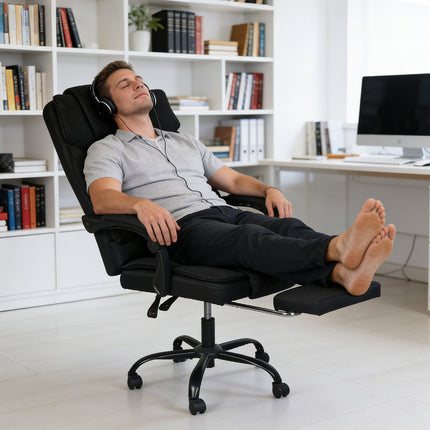 Levede Ergonomic Office Chair Gaming Desk Chair Reclining Footrest Swivel-2065254304310235143