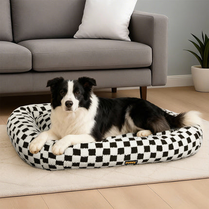 Pawz Dog Bed Calming Pet Plush Bed Soft Washable Bed-2011971122316316679