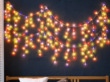 Curtain Fairy String Lights Wedding Multi Colour 500 LED-1910113305247223815