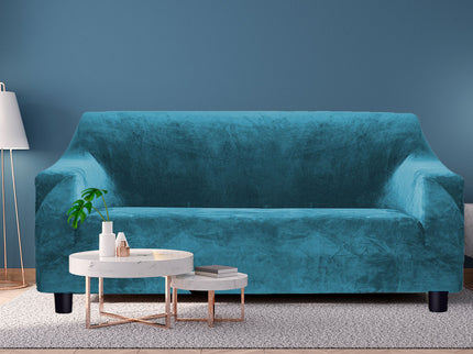 Marlow Sofa Covers 3 Seater High Stretch Green Agate Green-1864183531601793031