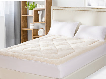DreamZ Mattress Topper 100% Wool Underlay King-1864184427777757191