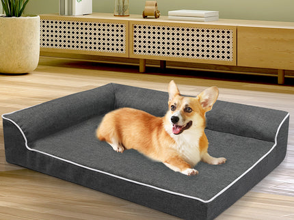 Pawz Orthopedic Dog Bed L Grey-1910112251738722311