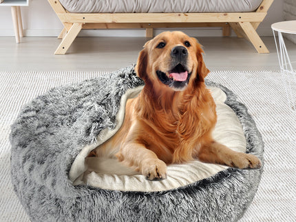 PaWz Pet Dog Calming Bed Warm Soft Plush XL X-Large-1864184528734654471