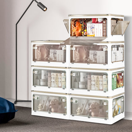 Storage Box Plastic Stackable Container L Large-1973193711491878919