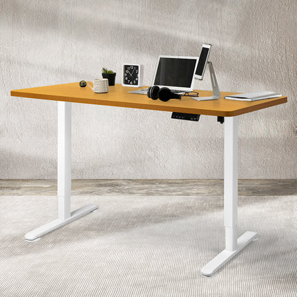 Levede Motorised Standing Desk Adjustable 140cm Natural 1000x 1MM-1973193825002328071