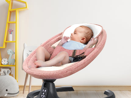 BoPeep Baby Swing Cradle Rocker Bed Pink-1831592584938655751
