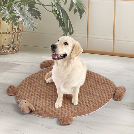 PaWz Pet Bed Cat Calming Beds Dog Squeaky L Tan Large-1975420449831653383