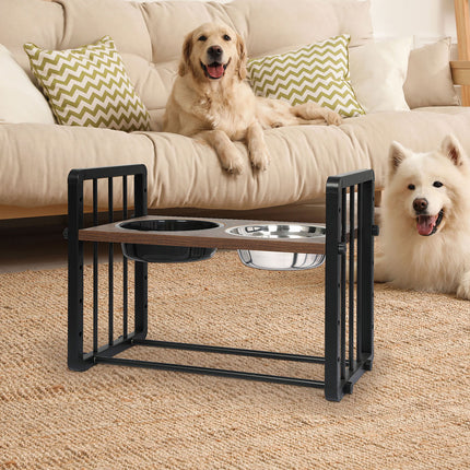 PaWz Adjustable Height Pet Feeder Elevated L Large-1973193682760896519