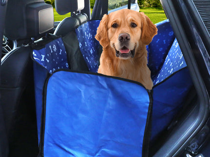 PaWz Pet Back Car Seat Cover Hammock Blue-1864184519150669831