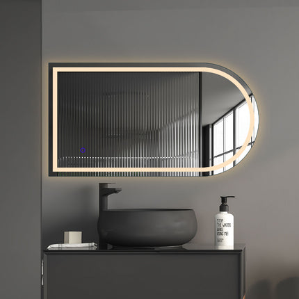 EMITTO LED Wall Mirror Arch Anti-fog 50*90cm 50x90-1973193814797586439