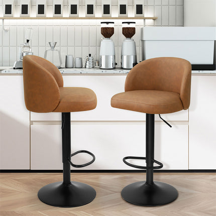 Levede Rolling  Bar Stool-1975420319770480647