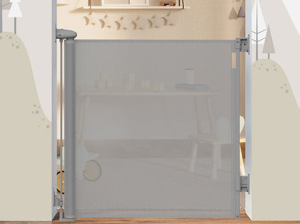 BoPeep Retractable Baby Safety Gates 150cm Grey 150 cm-1864184339366023175