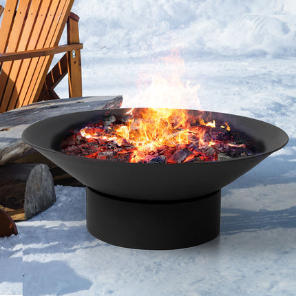 Moyasu 2IN1 Fire Pit Bowl Fireplace Black-1973193620236406791