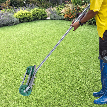 Lawn Aerator Roller Scarifier Rolling-1975420466411737095