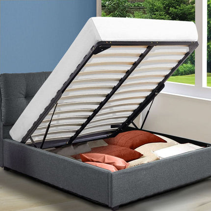 Levede Bed Frame Queen Size Gas Lift-1942353311873241094