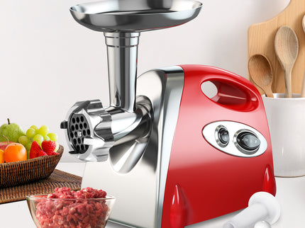 800W Electric Meat Grinder Mincer Sausage Red-1910112869001859078