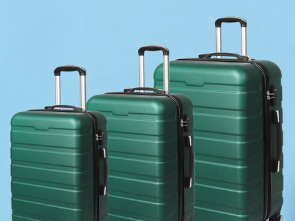 Slimbridge 3PC Luggage sets Suitcase Green-1864184368008925191