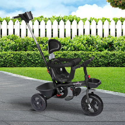 BoPeep Kids Tricycle Ride On Trike Toddler Black-1954802769353379847
