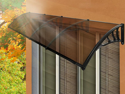 Mountview Window Door Awning Outdoor 1M X 4M Brown 1x4M-1864184444336869383