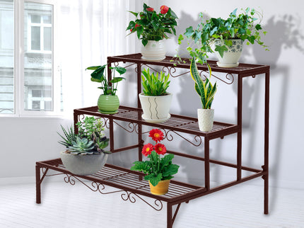 Levede Plant Stand 3 Tier Rectangle-1894516822007484423