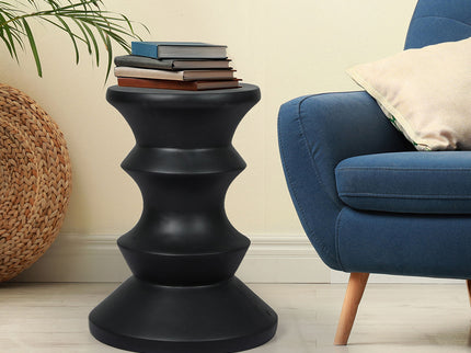 Levede Side Table Retro Terrazzo Round-1910113294274924551