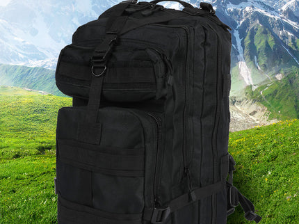Slimbridge 40L Military Tactical Backpack Black-1894516813061033990
