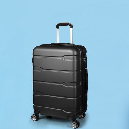 Slimbridge 24" Inch Expandable Luggage Black 24 inch-1973193943084568583