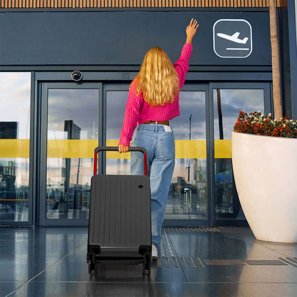 Slimbridge 20" Luggage Wide Handle TSA Lock Grey-1975420323004289031