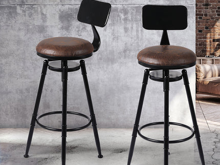 Levede 4pcs Bar Stool Kitchen Wooden-1910113235059740679
