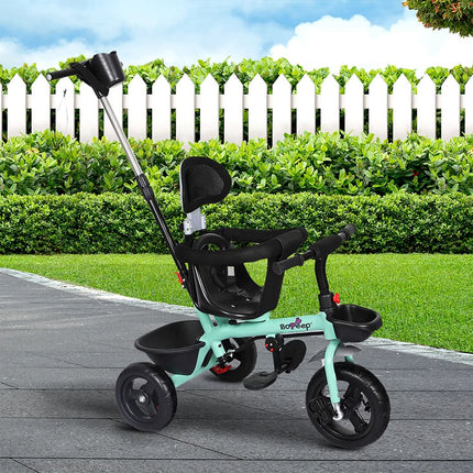 BoPeep Kids Tricycle Ride On Trike Toddler Green-1954802769571483655