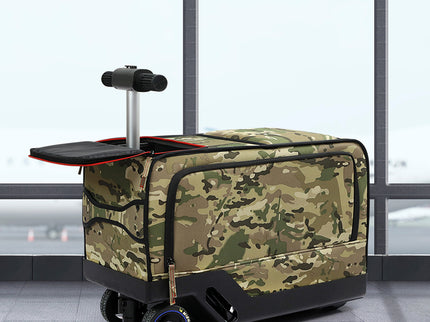 Slimbridge 20" Electric Riding Luggage Suitcase Green Colour-1910112845983518727