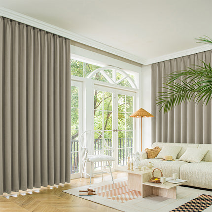 Marlow 2XBlockout Curtains Chenille 180x250 Coffee CD1016-180x250-DG-1973194067525373959