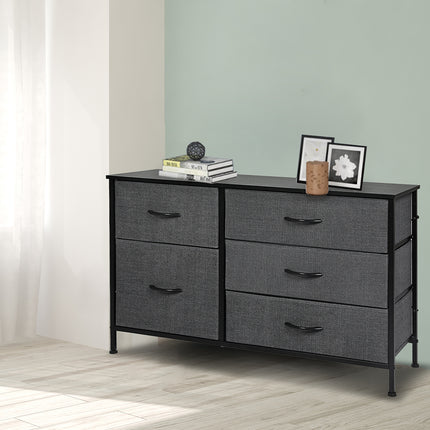Levede Storage Cabinet Tower Chest Dark Grey-1973194081106530310