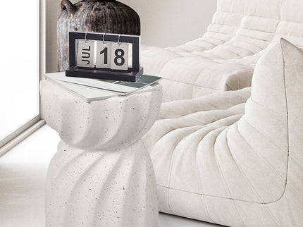 Levede Side Table End Terrazzo Hourglass-1942353404953235463
