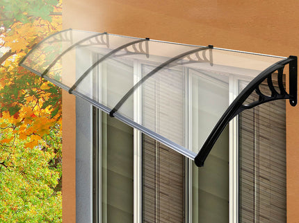 Mountview Window Door Awning Outdoor 1M X 4M Transparent 1x4M-1864184444194263047