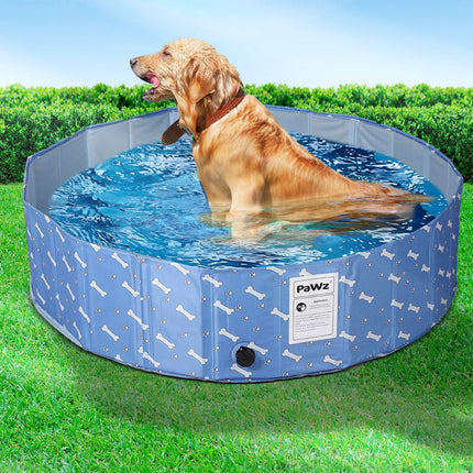 PaWz Folding Swimming Pool Dog Cat Washing M Medium-1954802511584038919