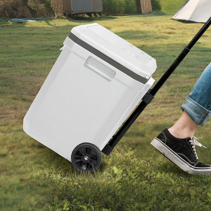 Mountview Cooler Ice Box 27L/43L Portable Chest Trolly For Camping BBQ Picnic-1973193452636213255