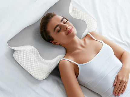 Dreamz Memory Foam Pillow Shoulder Neck Support-1910149779598479367