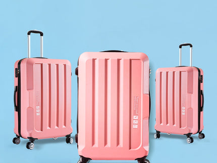 Slimbridge 20"24"28" 3PC Luggage Sets Rose Gold-1864184358022287367