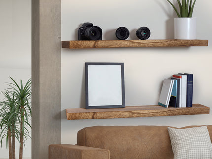 Levede 2 Pcs Floating Shelves Wall Mounted Medium-1910113231796572167