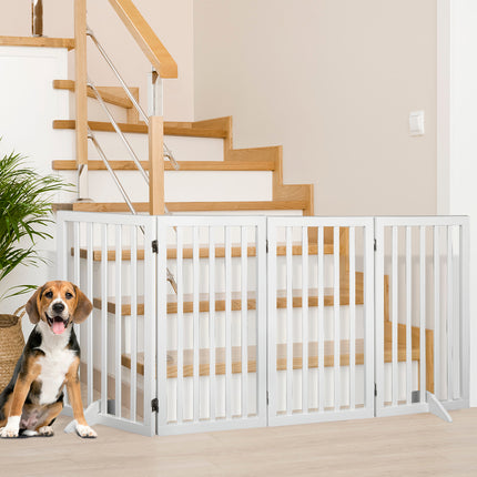 PaWz Wooden Pet Gate Dog Fence Safety White 800x 3MM-1975420452033662983